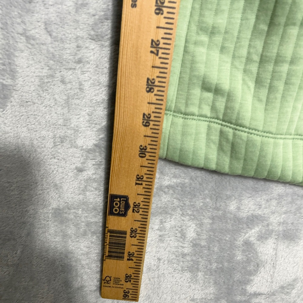 Old Navy Womens Set M Green Bounce Fleece Quilted Crop Top Wide Leg Pants NWT - Picture 8 of 13